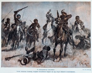1915年頃のメソポタミアにおけるイギリス軍とトルコ軍の戦い